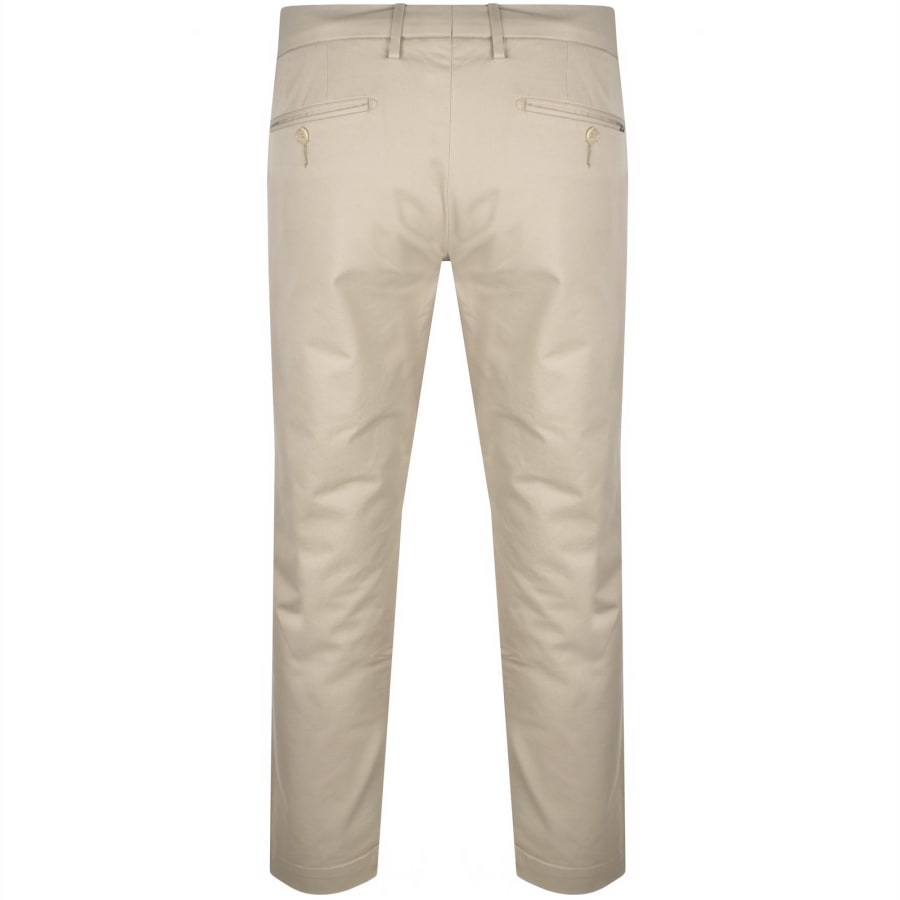 Ralph Lauren Slim Fit Chino Trousers Beige Mainline Menswear Denmark